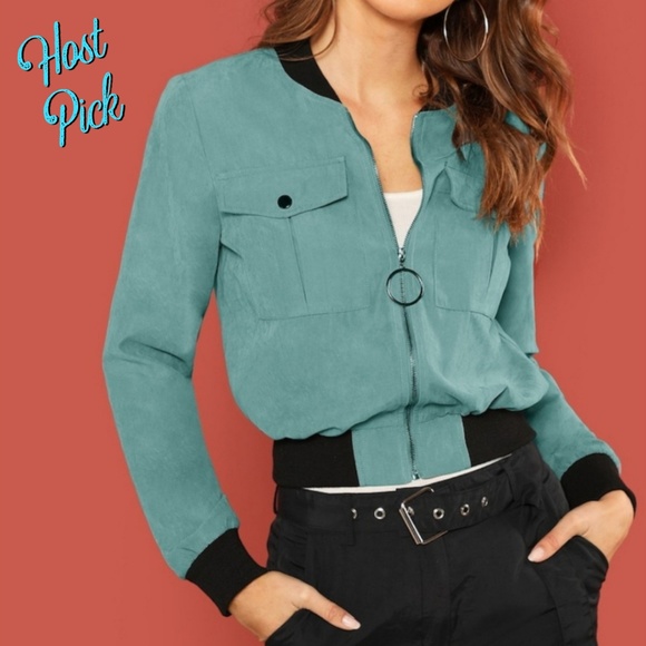 2xHP - Fall Cropped Bomber Jacket - Picture 1 of 6